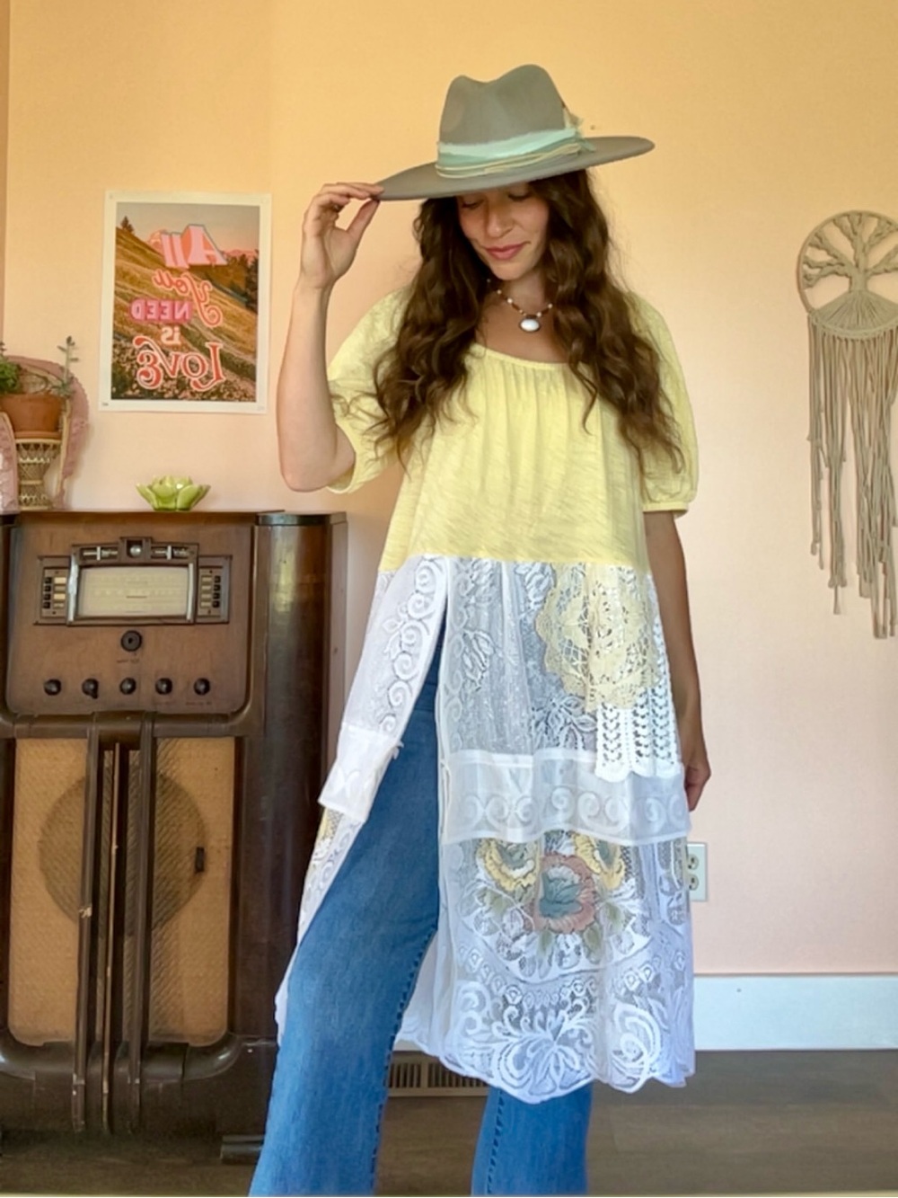 Upcycled Cottagecore Tunic